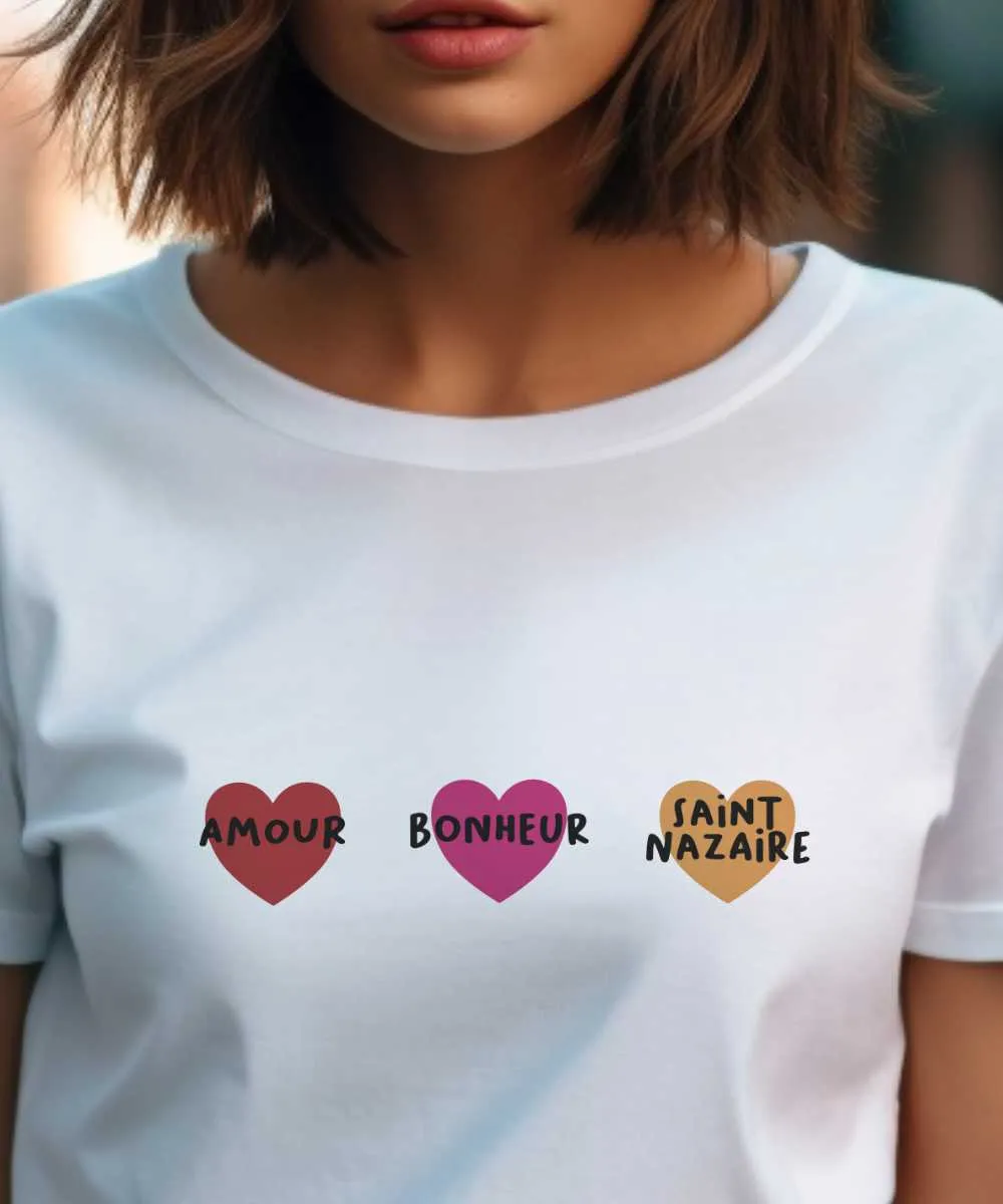 T-Shirt Amour bonheur Saint-Nazaire