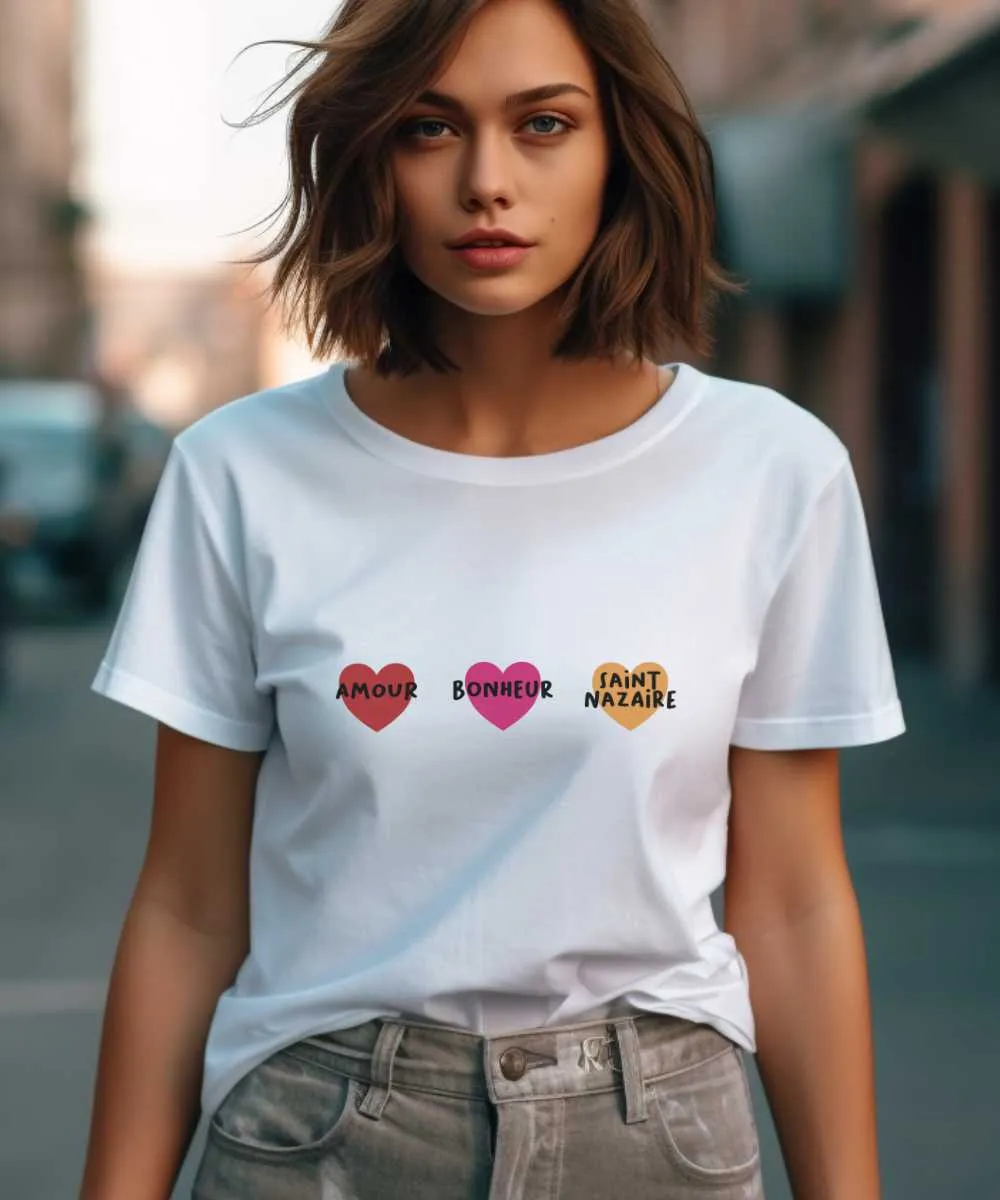 T-Shirt Amour bonheur Saint-Nazaire