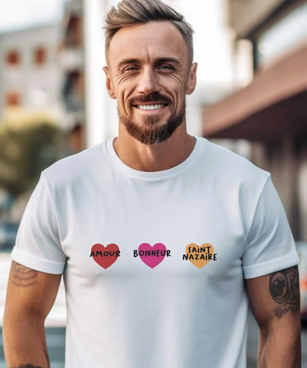 T-Shirt Amour bonheur Saint-Nazaire